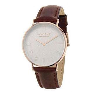 Career rosa forgyldt rustfri stål Quartz Unisex ur fra Axcent of Scandinavia, IX5690R-06